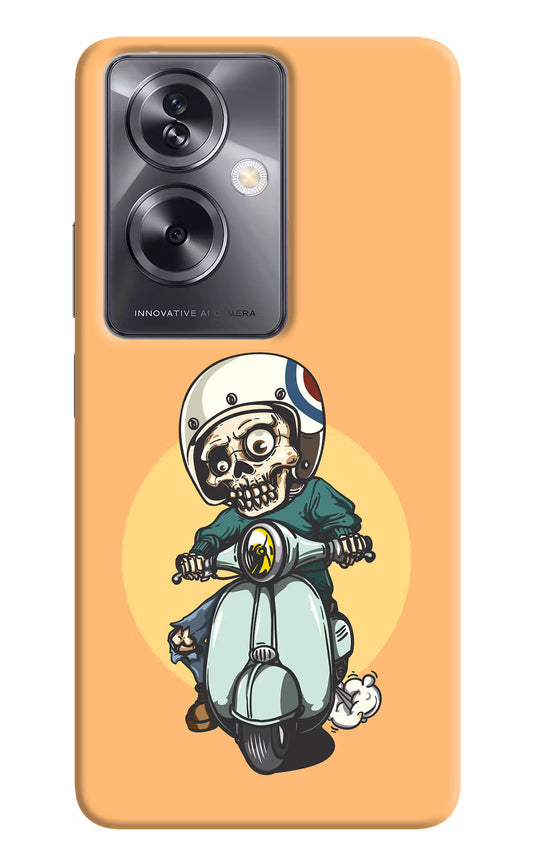 Undead Biker Oppo A79 5G Hard Case Back Cover by Casekaro