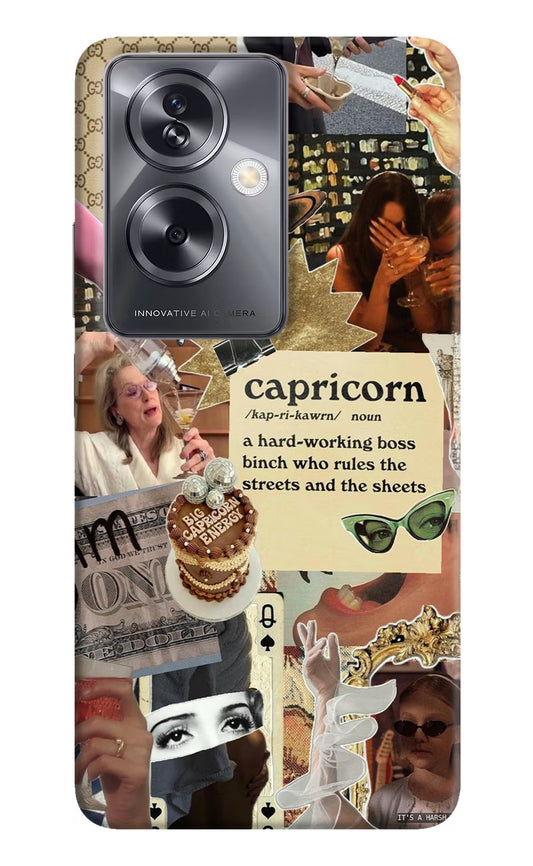 Capricorn Zodiac Oppo A79 5G Hard Case Back Cover by Casekaro