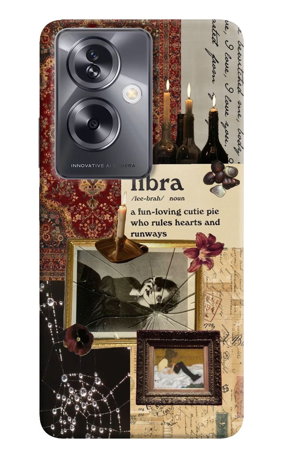 Libra Zodiac Oppo A79 5G Hard Case Back Cover by Casekaro