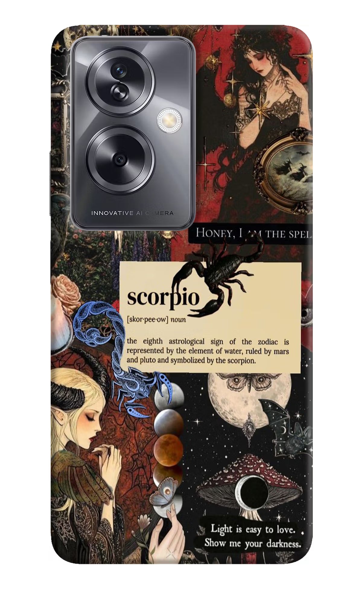 Scorpio Zodiac Oppo A79 5G Hard Case Back Cover by Casekaro