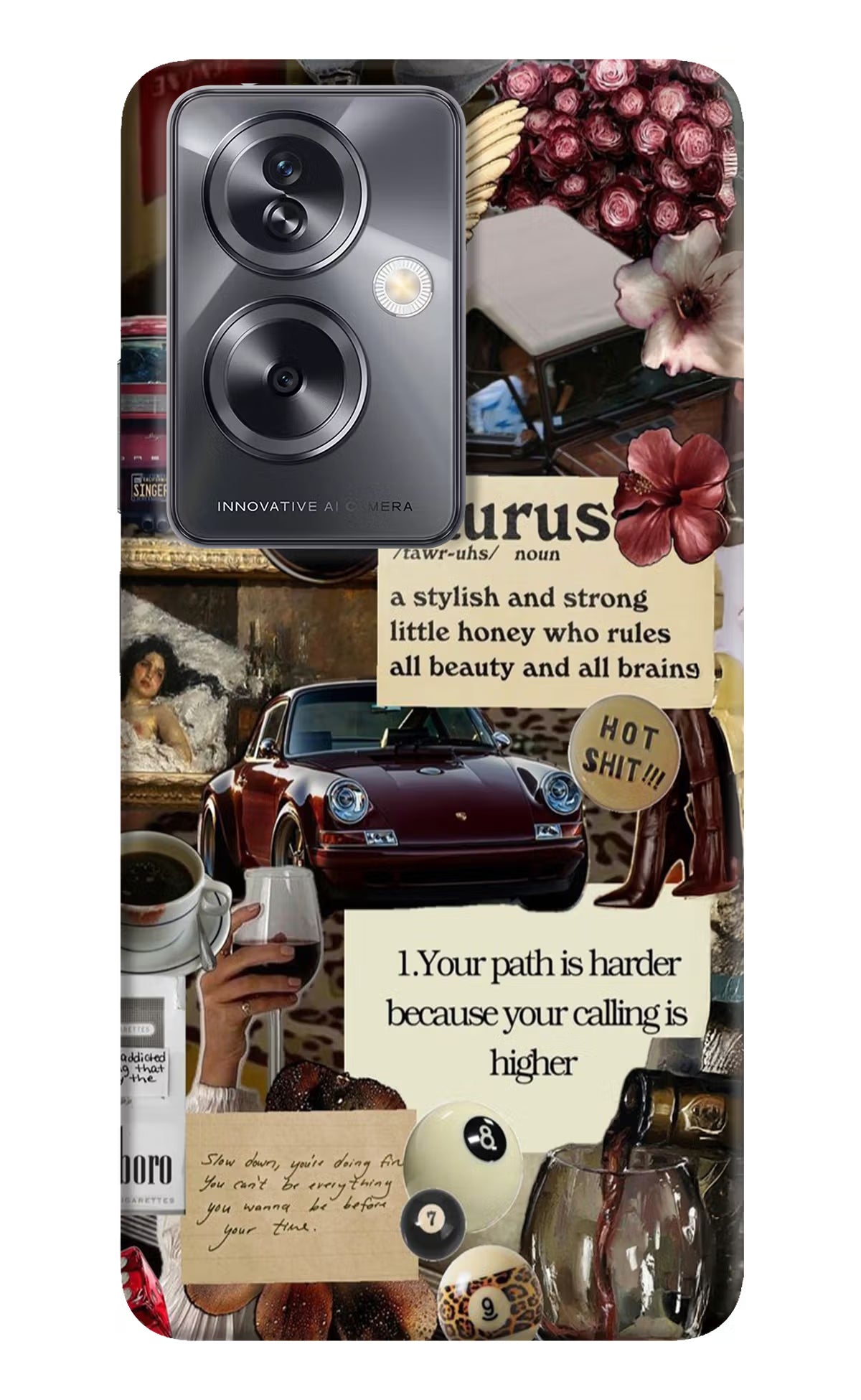 Taurus Zodiac Oppo A79 5G Hard Case Back Cover by Casekaro
