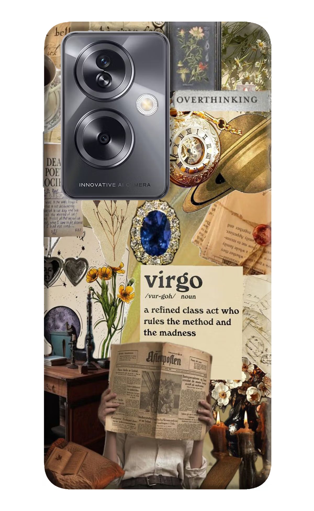 Virgo Zodiac Oppo A79 5G Hard Case Back Cover by Casekaro