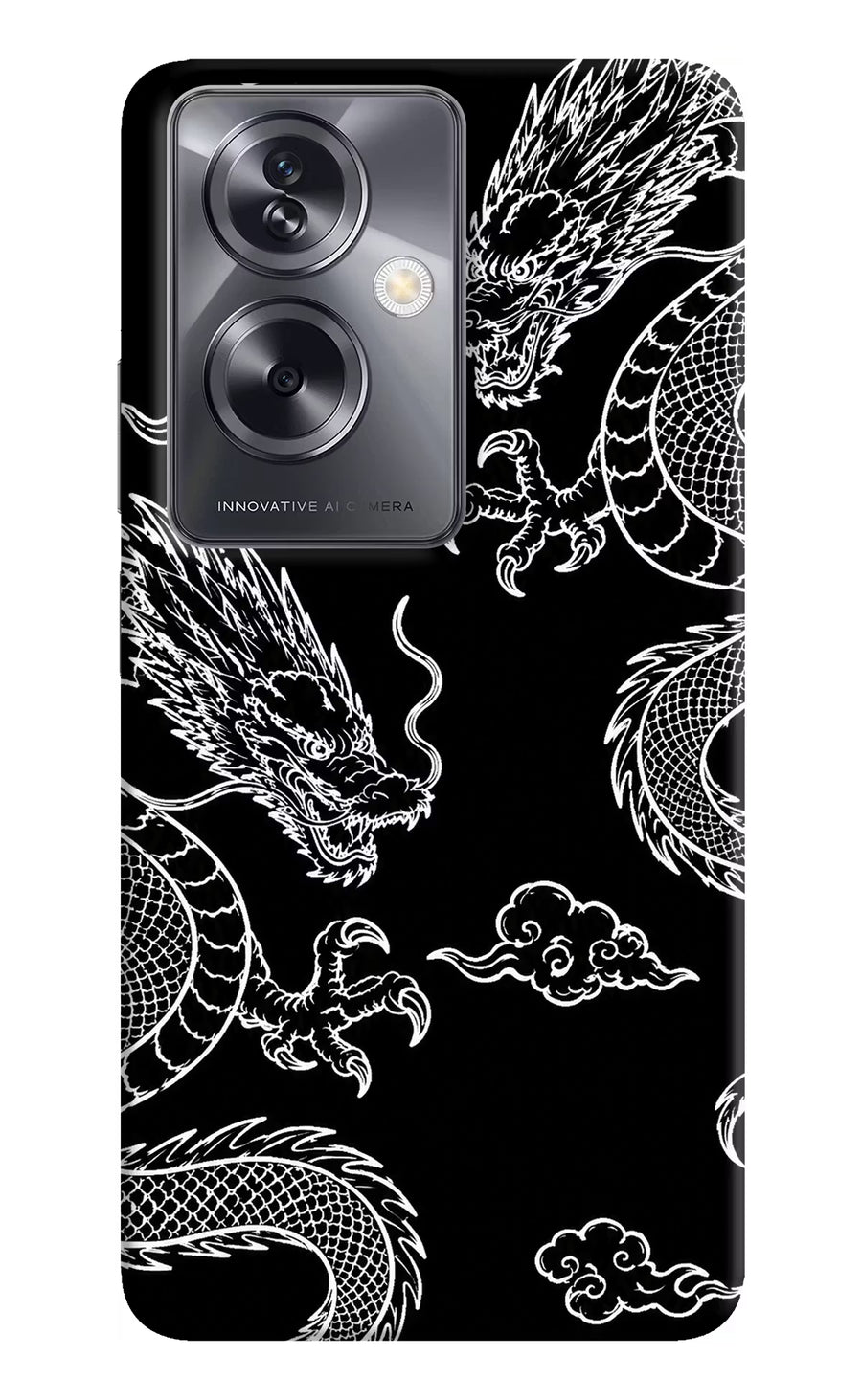 Twin Dragons Oppo A79 5G Back Cover, Hard case