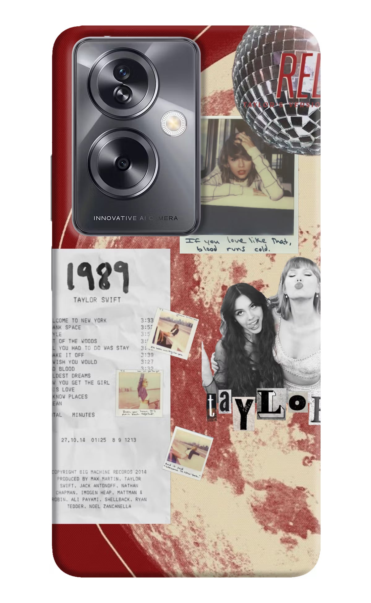 Taylor Swift Oppo A79 5G Back Cover
