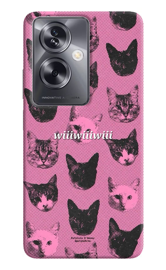 Pink Cats Oppo A79 5G Back Cover