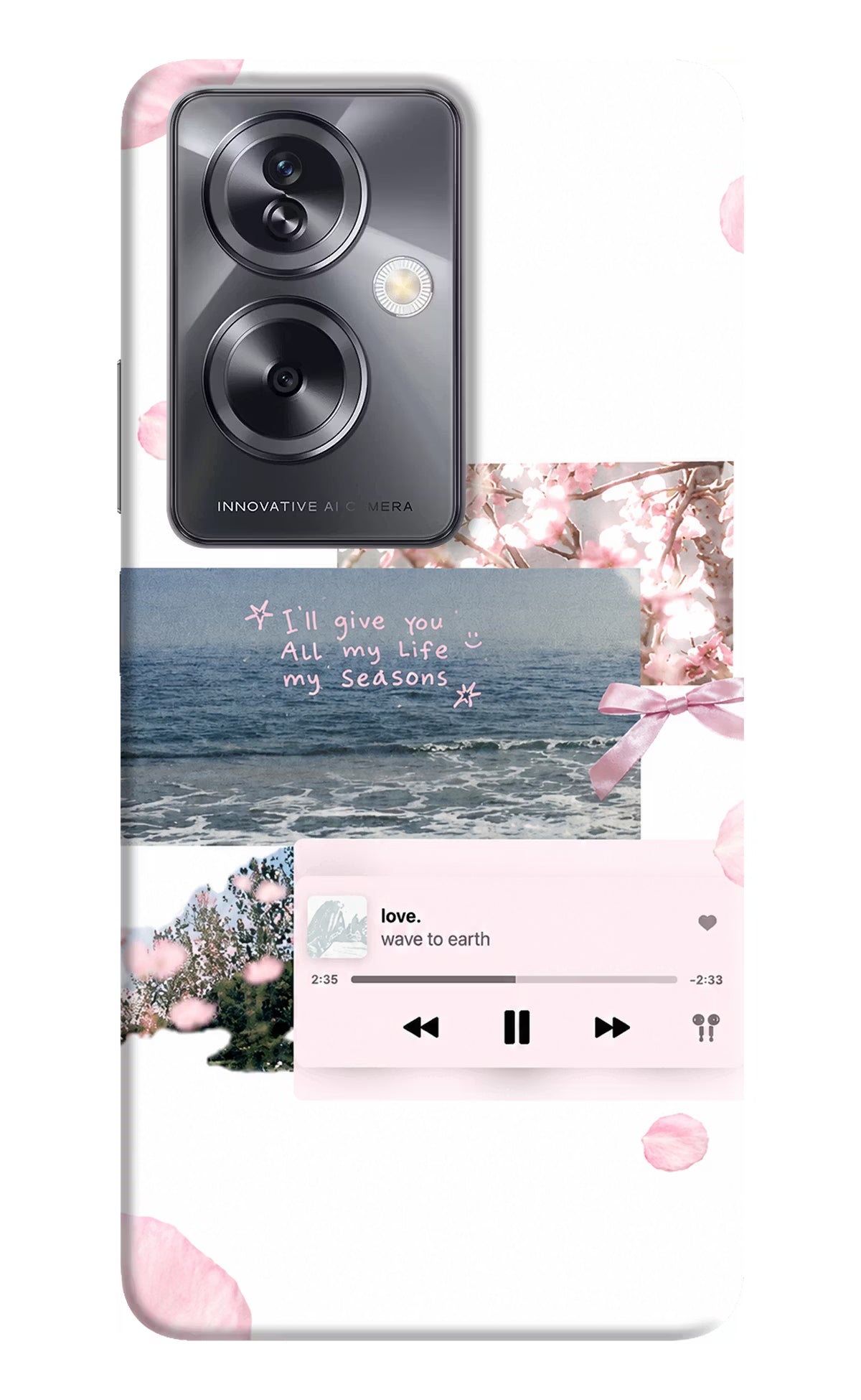 Wave to earth Oppo A79 5G Back Cover