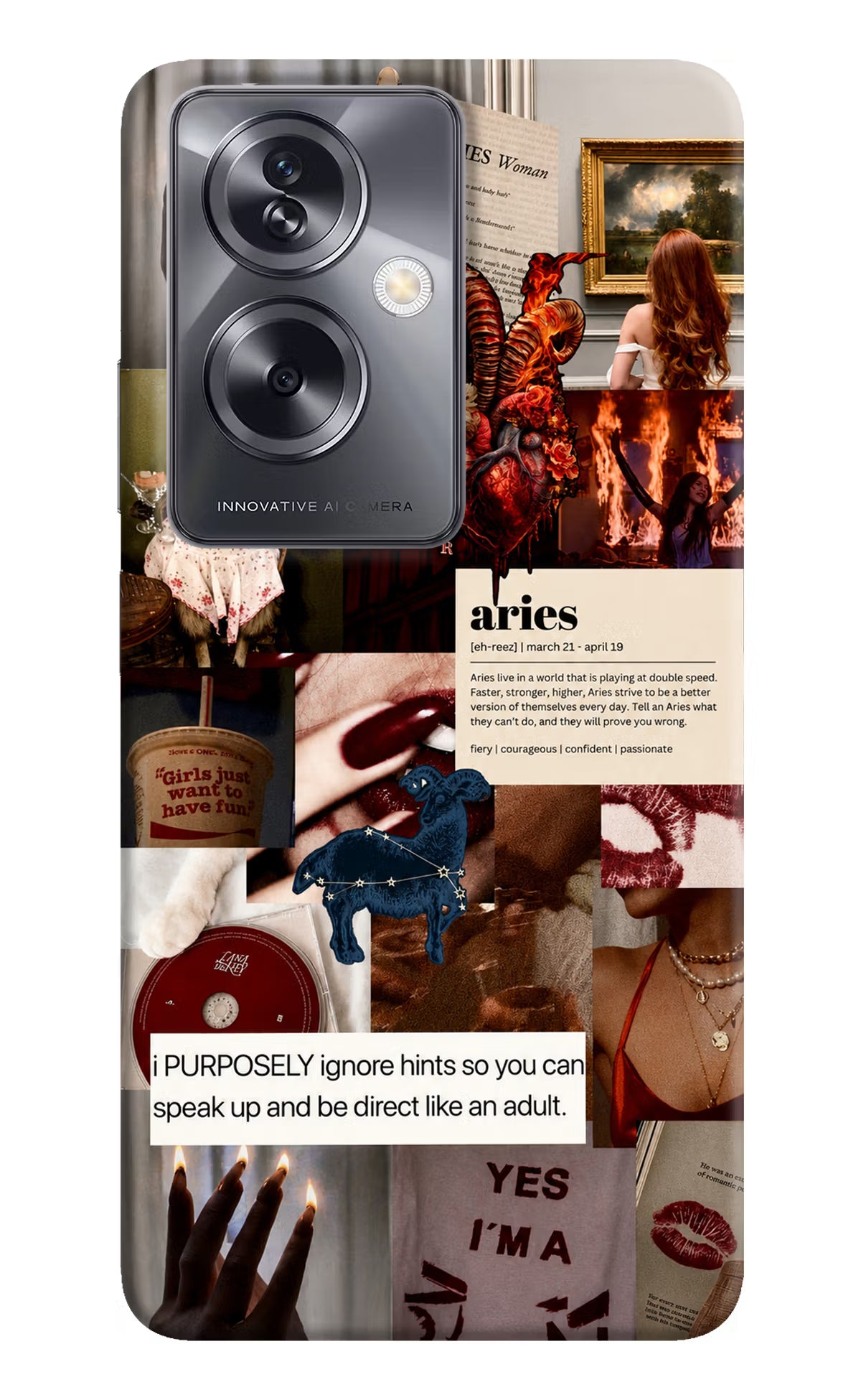 Zodiac Aries Oppo A79 5G Back Cover