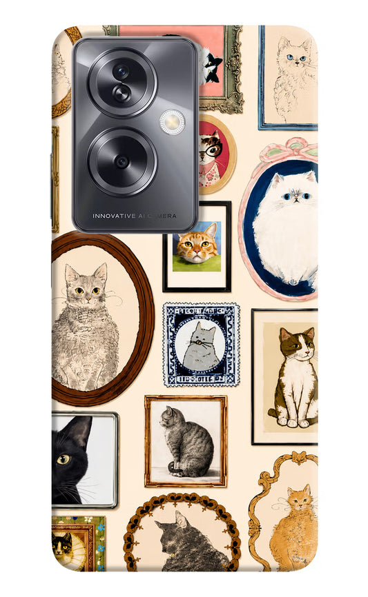 Mirror Cats Oppo A79 5G Hard Case Back Cover by Casekaro
