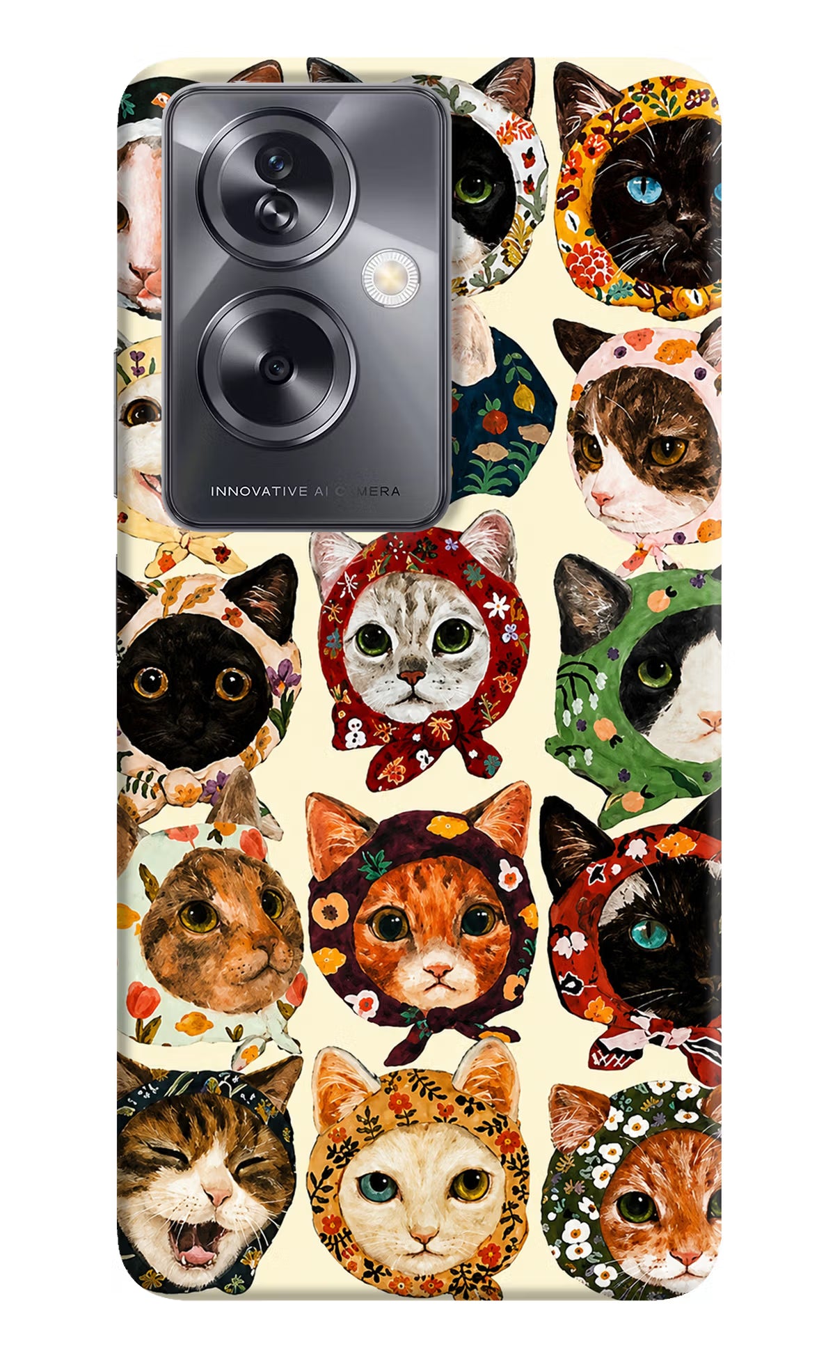 Cool Cat Oppo A79 5G Back Cover
