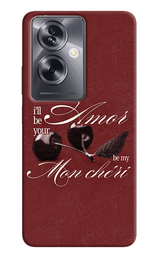 Velvet Cherry Oppo A79 5G Back Cover
