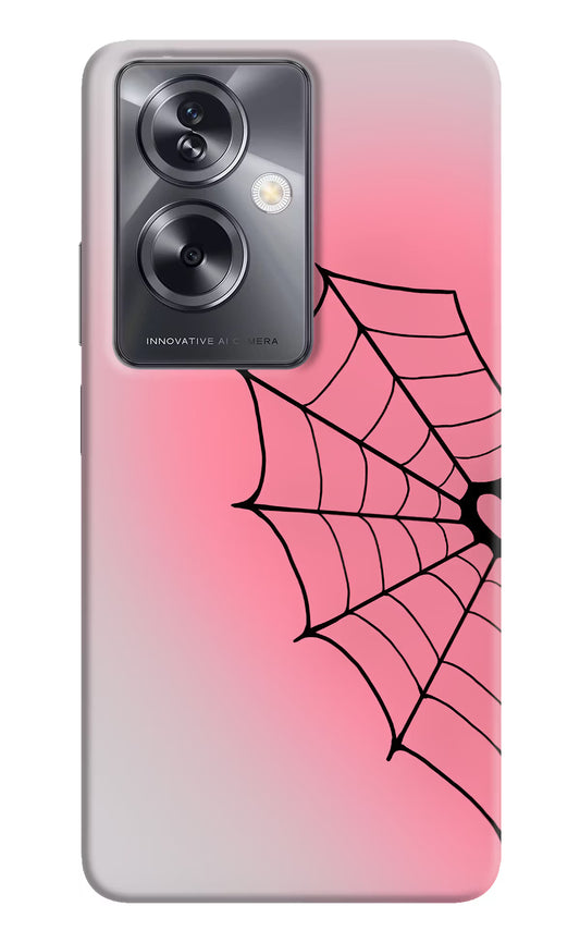 Pink Web Oppo A79 5G Hard Case Back Cover by Casekaro