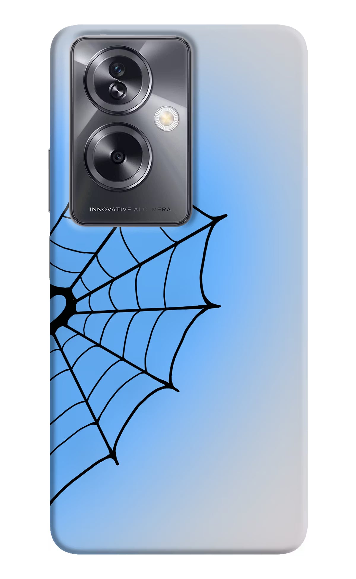 Blue Web Oppo A79 5G Back Cover