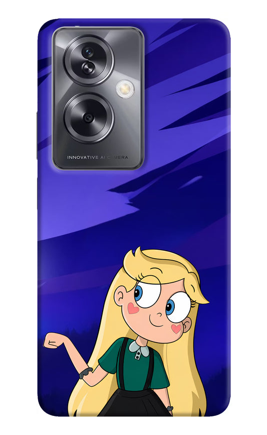 Star Glow Oppo A79 5G Hard Case Back Cover by Casekaro