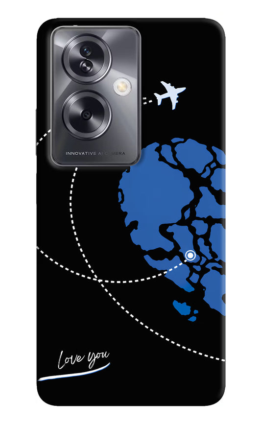 Love Orbit Oppo A79 5G Hard Case Back Cover by Casekaro