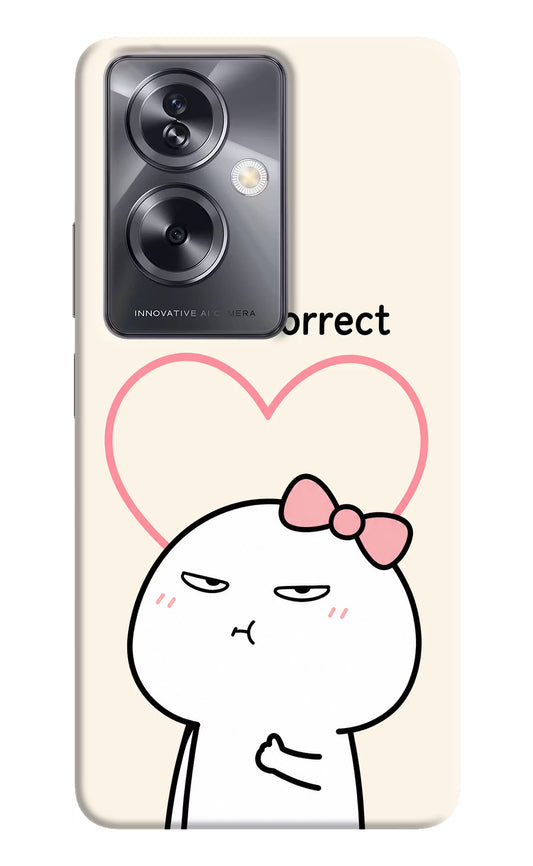 Always Right Oppo A79 5G Hard Case Back Cover by Casekaro