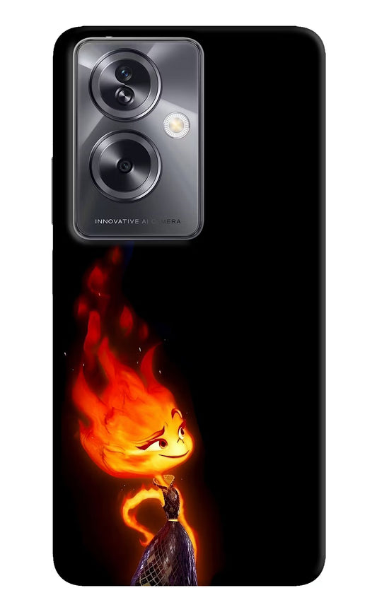 Ember Flame Oppo A79 5G Hard Case Back Cover by Casekaro