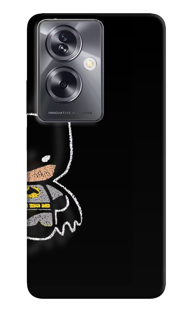Bat Kitty Oppo A79 5G Hard Case Back Cover by Casekaro