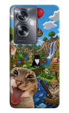 Minecraft Cat Chaos Oppo A79 5G Hard Case Back Cover by Casekaro