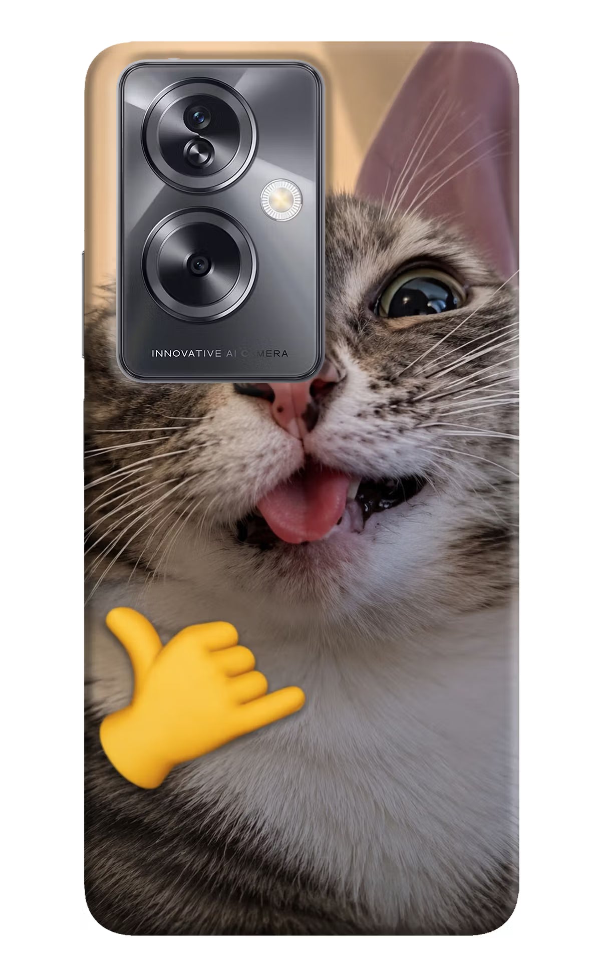 Silly Cat Call Oppo A79 5G Back Cover