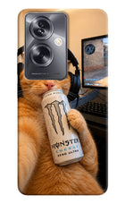 Gamer Cat Energy Oppo A79 5G Hard Case Back Cover by Casekaro