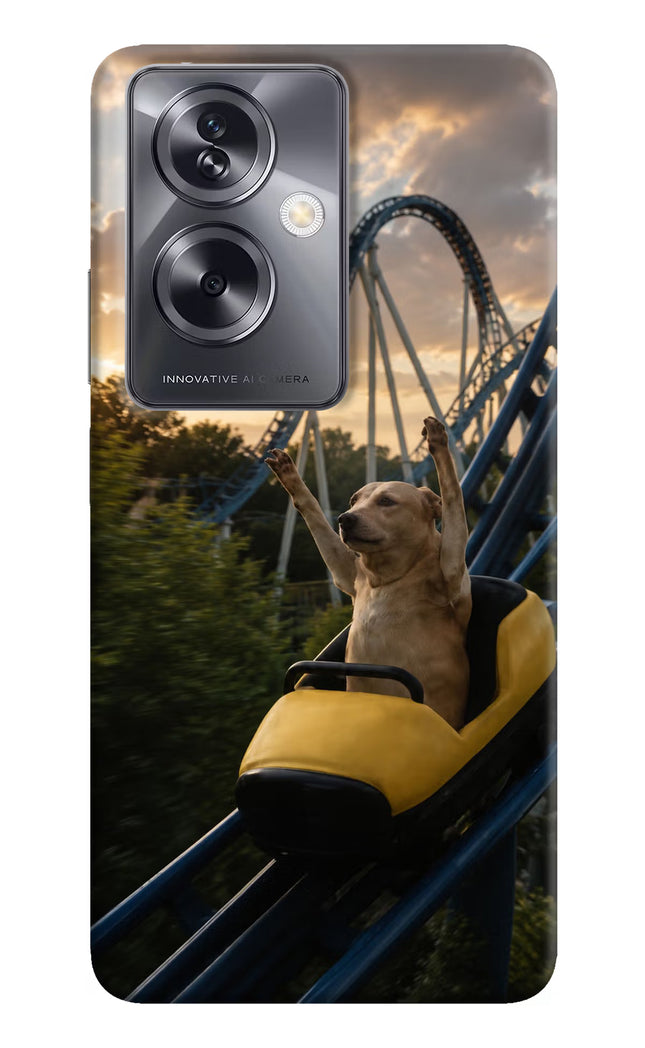 Rollercoaster Dog Oppo A79 5G Hard Case Back Cover by Casekaro