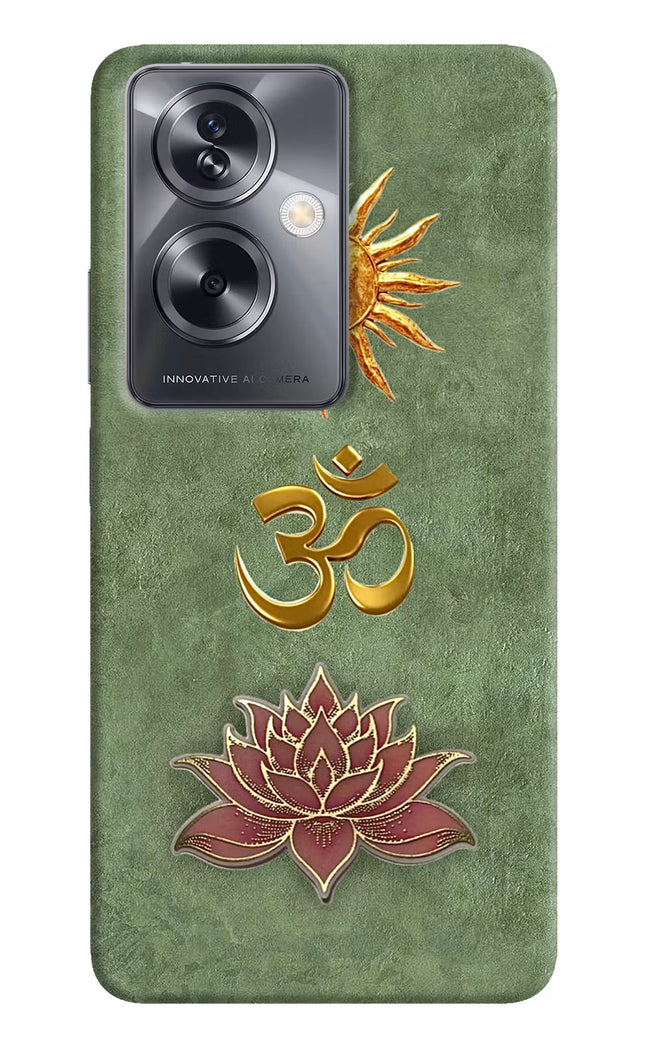 Om & Lotus Oppo A79 5G Back Cover