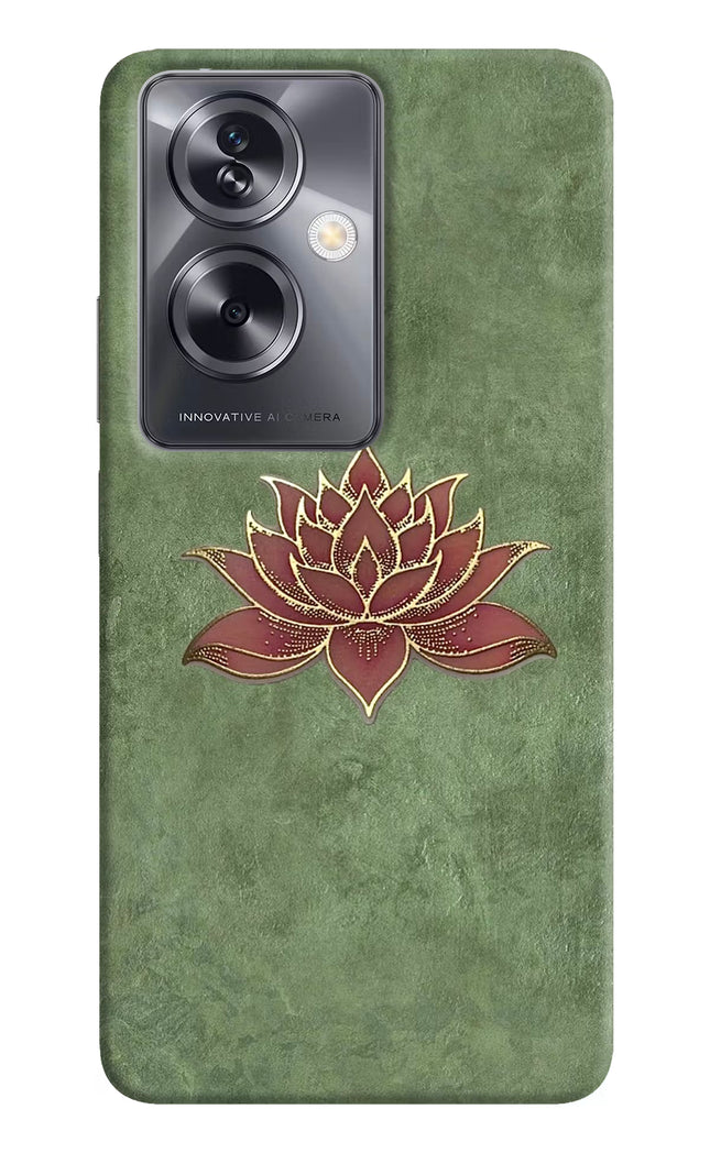 Lotus Grace Oppo A79 5G Hard Case Back Cover by Casekaro