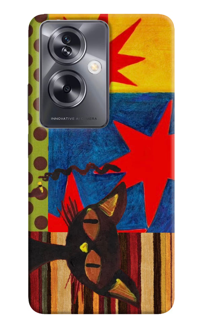 Pop Cat Oppo A79 5G Hard Case Back Cover by Casekaro