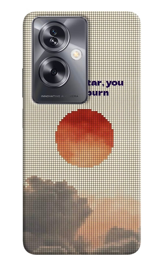 Pixel Sun Oppo A79 5G Hard Case Back Cover by Casekaro