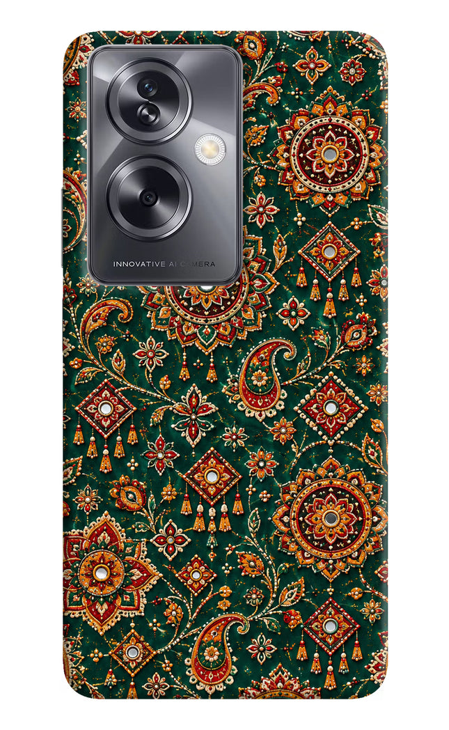 Green Pataka Oppo A79 5G Hard Case Back Cover by Casekaro