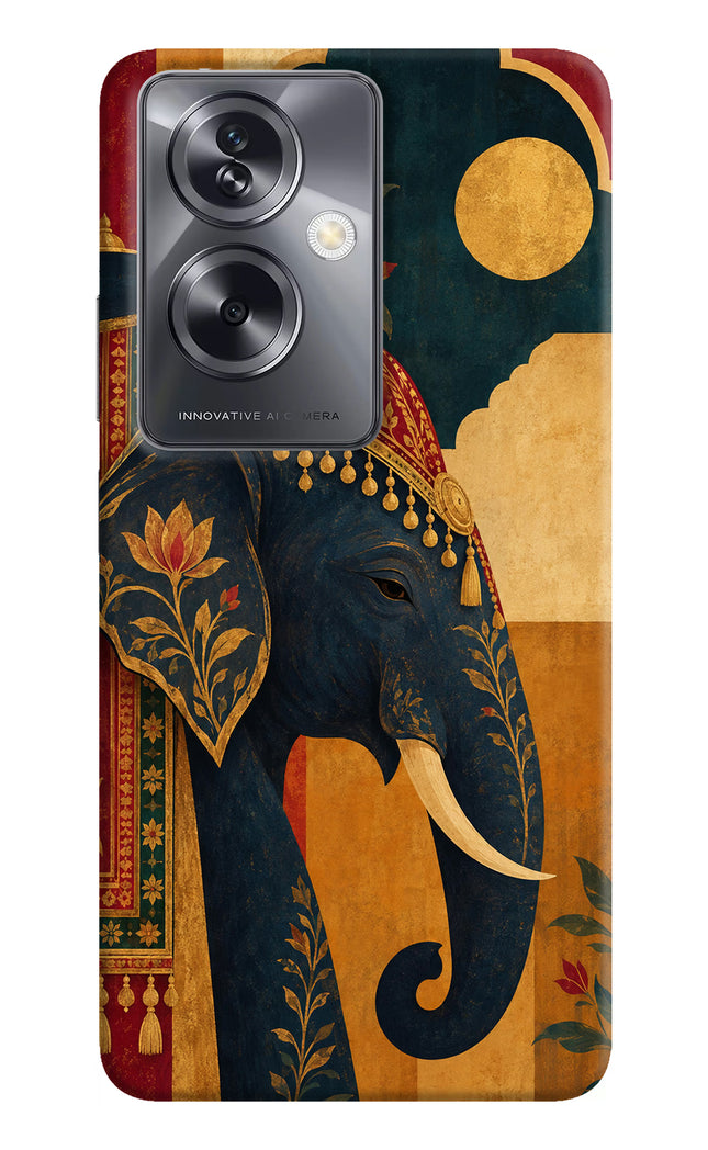 Royal Elephant Oppo A79 5G Hard Case Back Cover by Casekaro