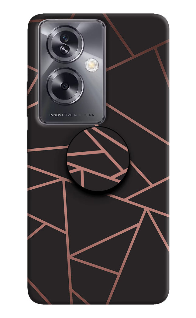 Geometric Pattern Oppo A79 5G Pop Case by Casekaro
