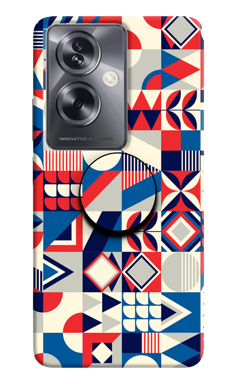 Colorful Pattern Oppo A79 5G Pop Case, Hard case