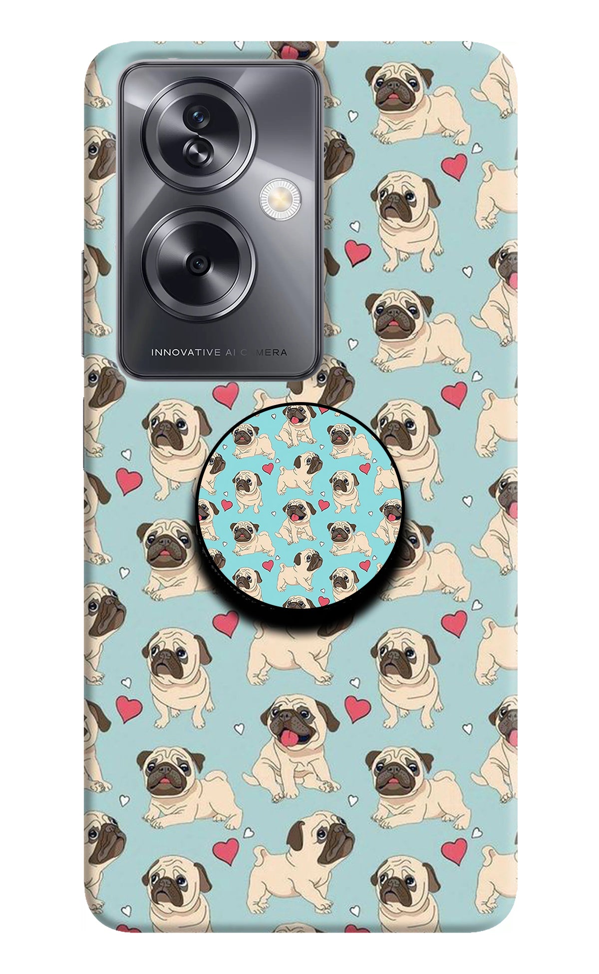 Pug Dog Oppo A79 5G Pop Case