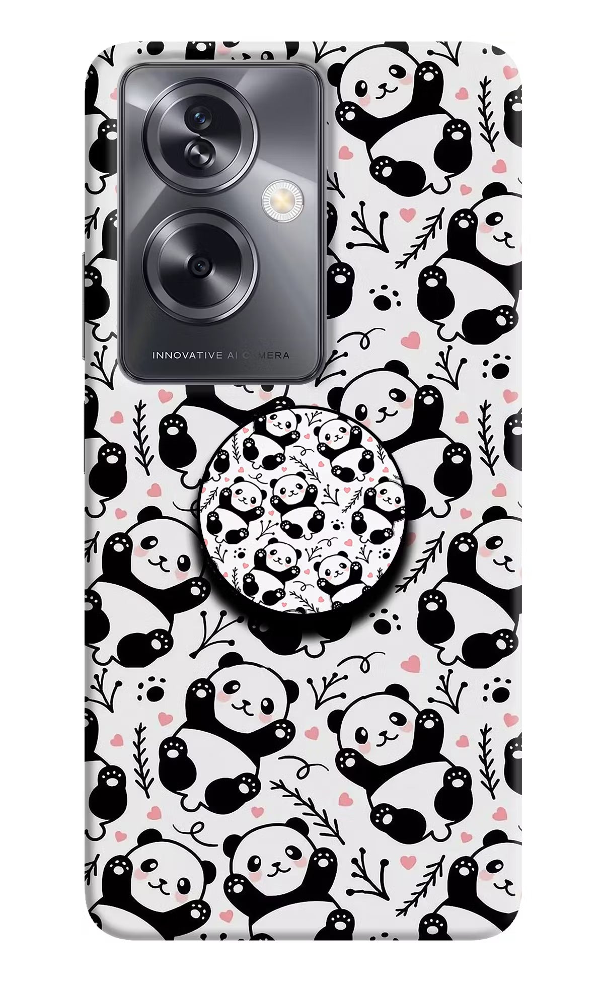 Cute Panda Oppo A79 5G Pop Case by Casekaro