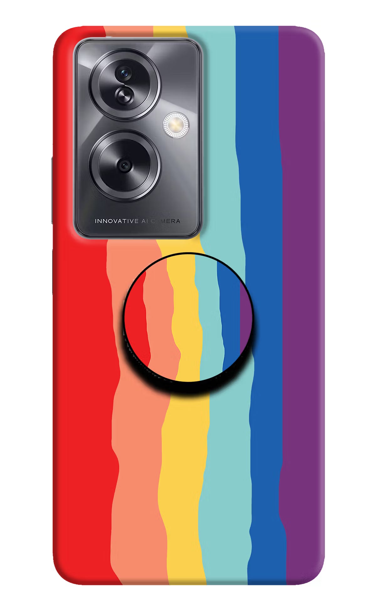 Rainbow Oppo A79 5G Pop Case by Casekaro