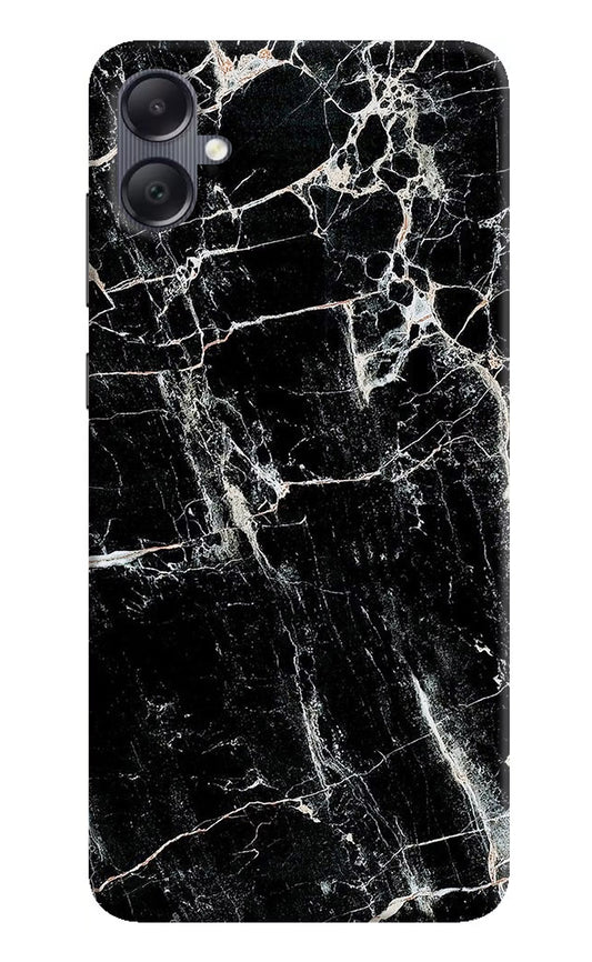 Black Marble Texture Samsung A05 Hard Case Back Cover by Casekaro