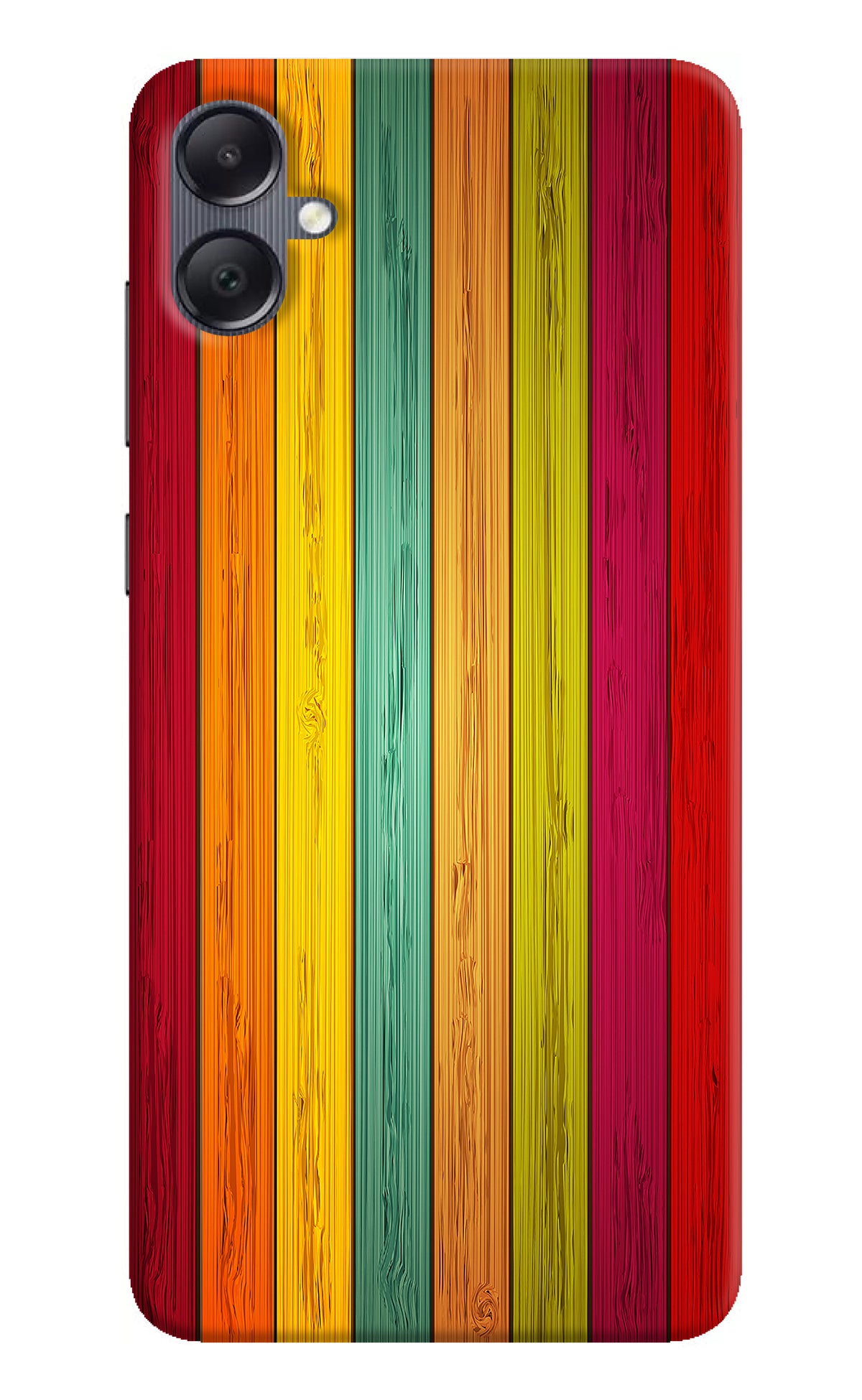 Multicolor Wooden Samsung A05 Back Cover
