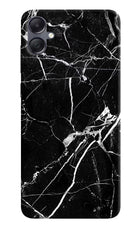 Black Marble Pattern Samsung A05 Hard Case Back Cover by Casekaro