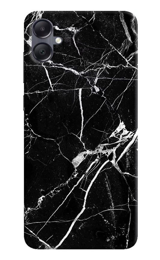 Black Marble Pattern Samsung A05 Hard Case Back Cover by Casekaro