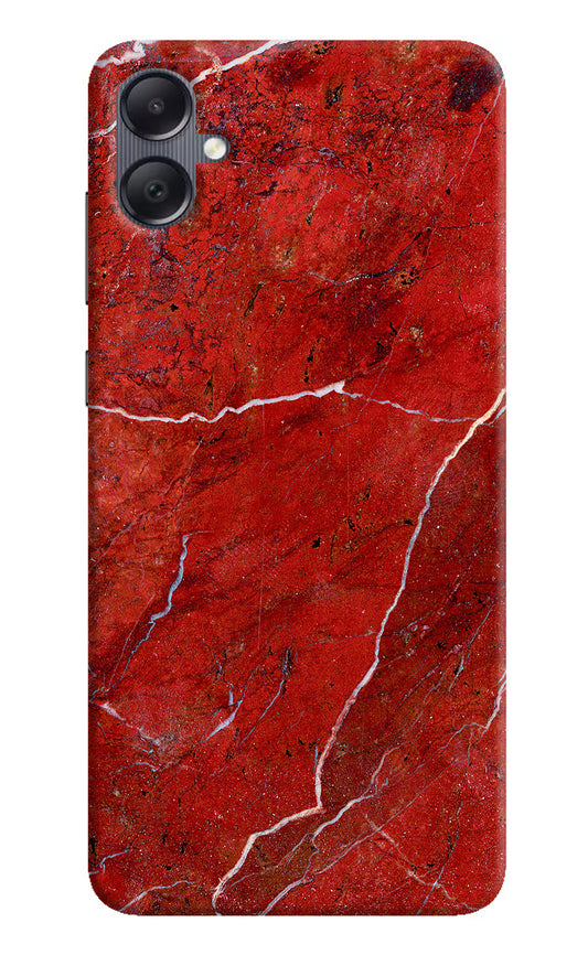 Red Marble Design Samsung A05 Hard Case Back Cover by Casekaro
