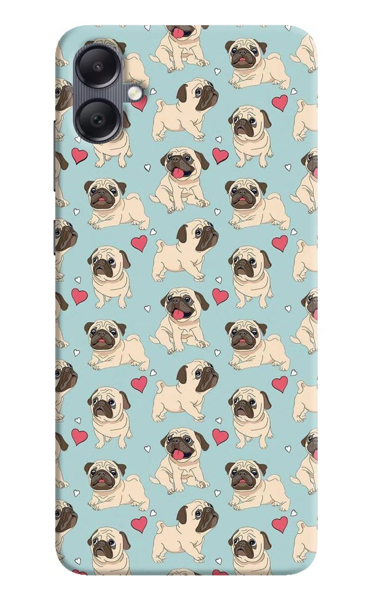Pug Dog Samsung A05 Hard Case Back Cover by Casekaro