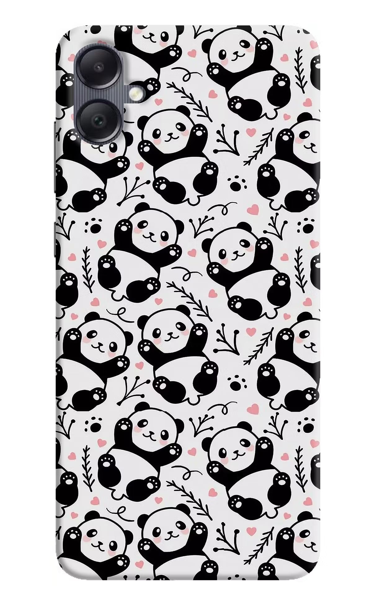 Cute Panda Samsung A05 Hard Case Back Cover by Casekaro