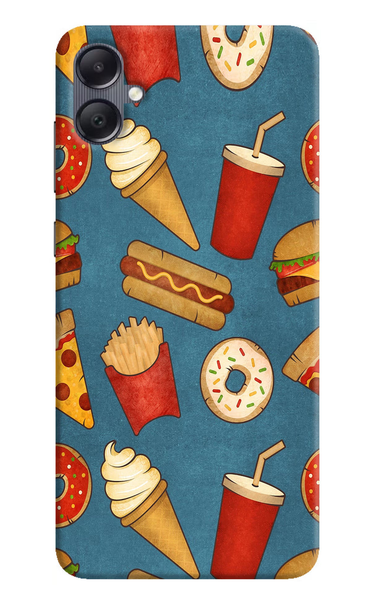 Foodie Samsung A05 Hard Case Back Cover by Casekaro