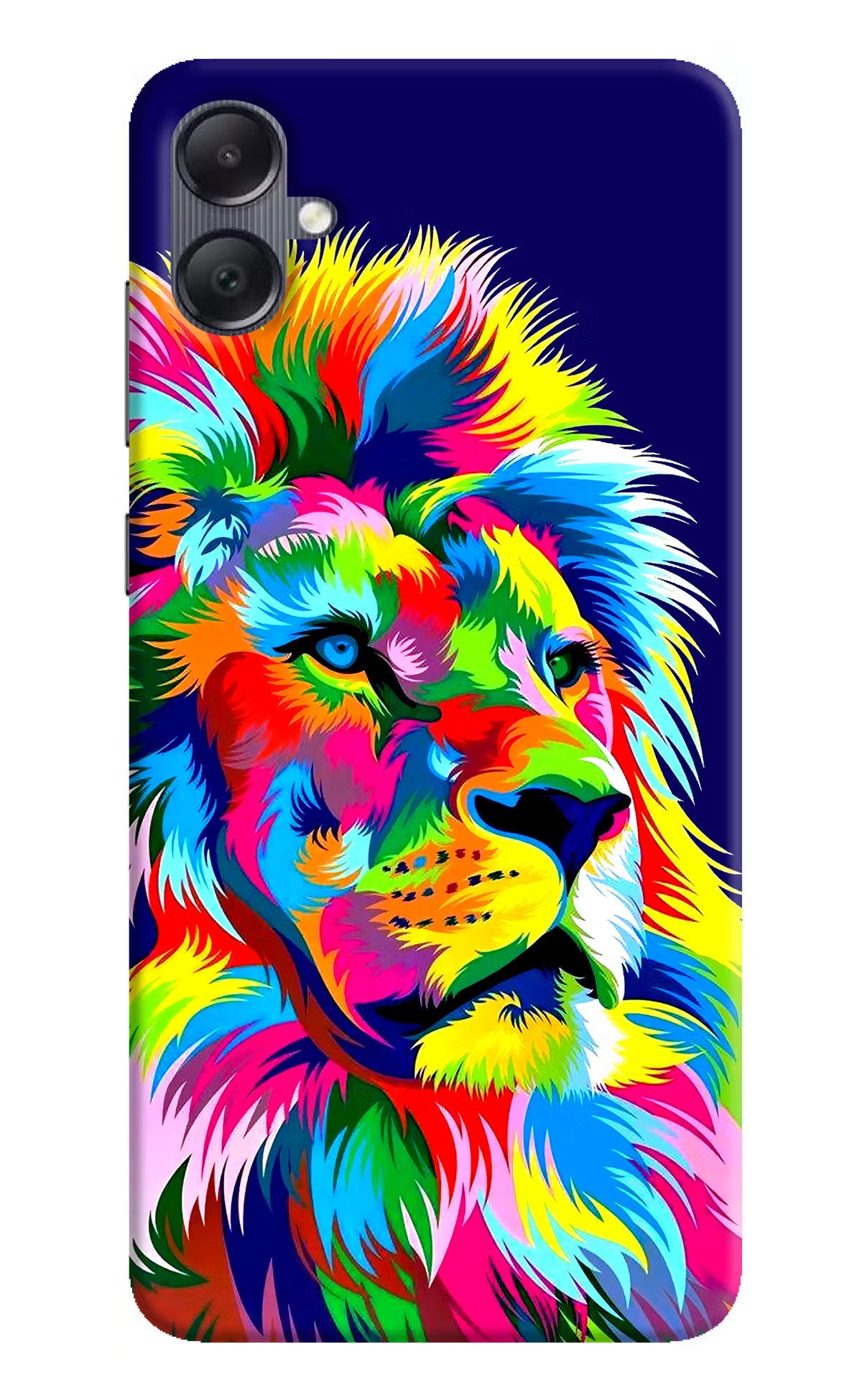 Vector Art Lion Samsung A05 Hard Case Back Cover by Casekaro