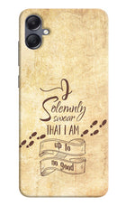 I Solemnly swear that i up to no good Samsung A05 Hard Case Back Cover by Casekaro