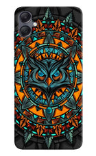 Angry Owl Art Samsung A05 Hard Case Back Cover by Casekaro
