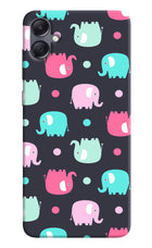 Elephants Samsung A05 Hard Case Back Cover by Casekaro