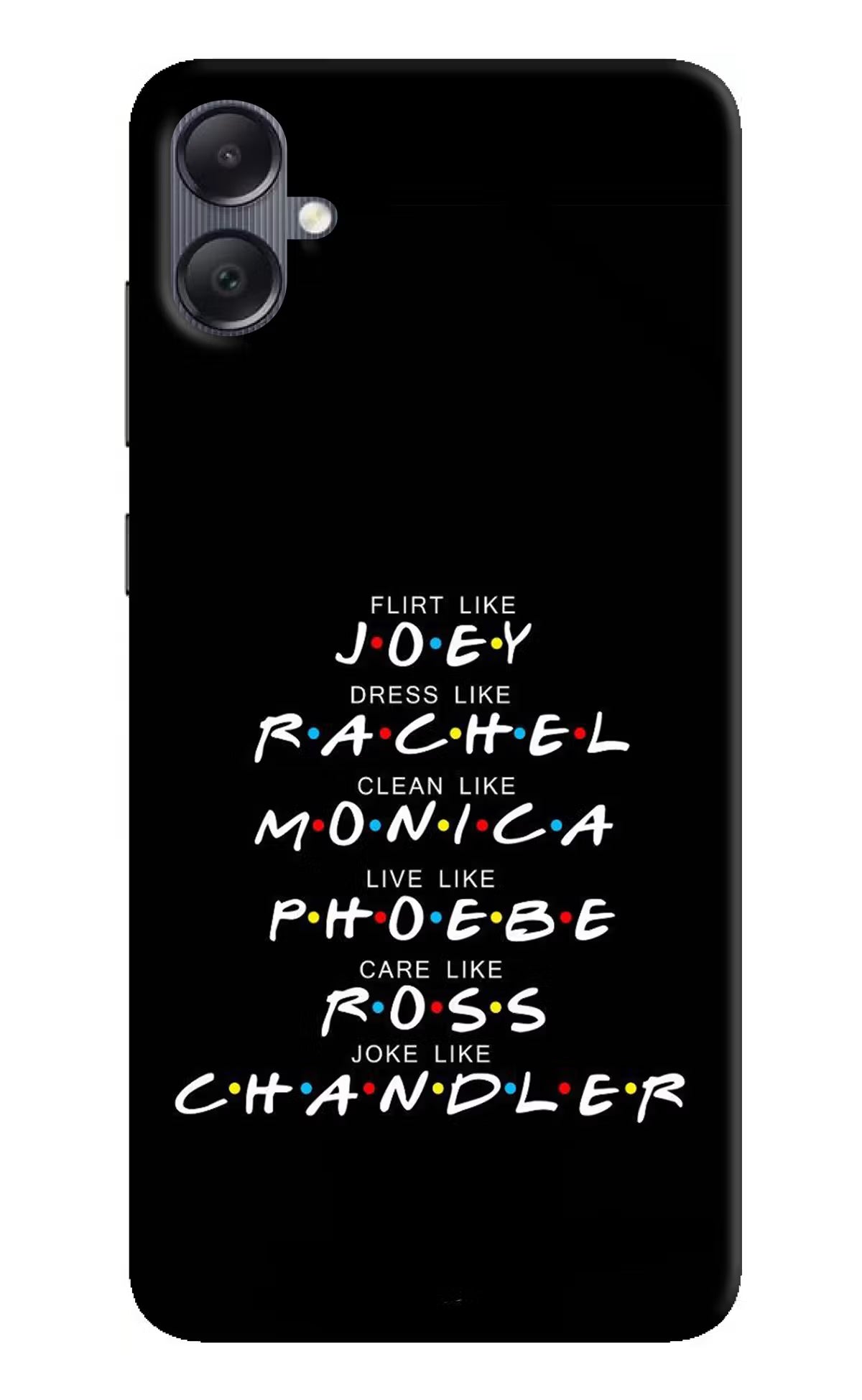 FRIENDS Character Samsung A05 Hard Case Back Cover by Casekaro