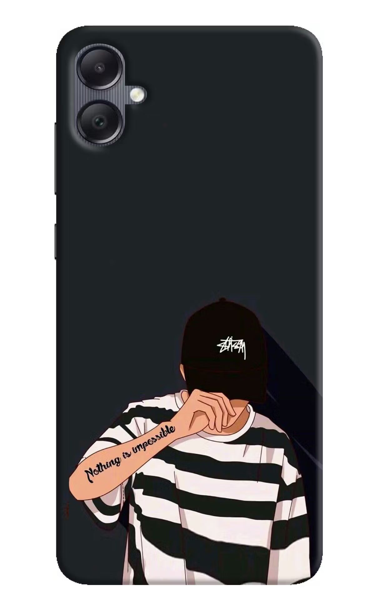 Aesthetic Boy Samsung A05 Hard Case Back Cover by Casekaro